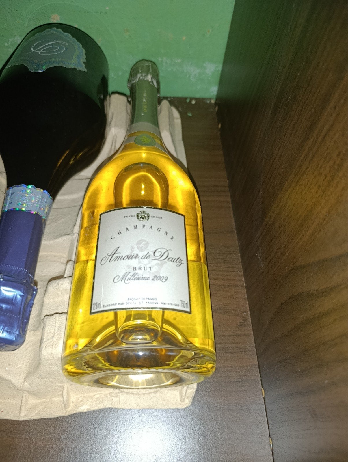 Amour de Deutz millesime 2009, Enlèvement