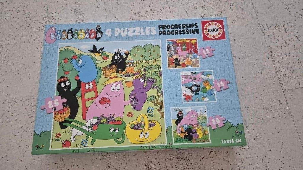 puzzel Barbapapa, Ophalen of Verzenden, 10 tot 50 stukjes, Zo goed als nieuw, 2 tot 4 jaar