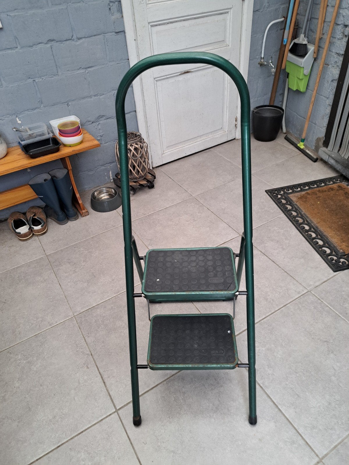 Traplader Brantia groen, Doe-het-zelf en Bouw, Ladders en Trappen, Ophalen