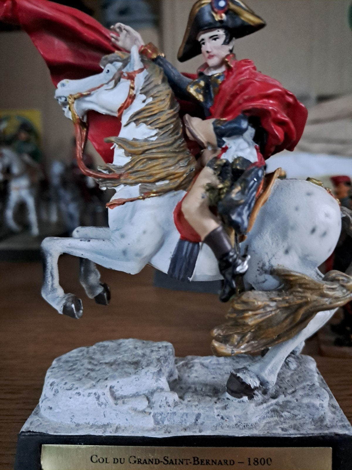 Napoleon steekt de Sint Bernardpas over met zijn Troepen, Ophalen of Verzenden, Zo goed als nieuw, Dier