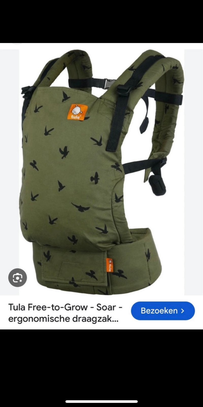 Tula - draagzak, Kinderen en Baby's, Overige merken, Buik of Rug, Ophalen of Verzenden, Zo goed als nieuw