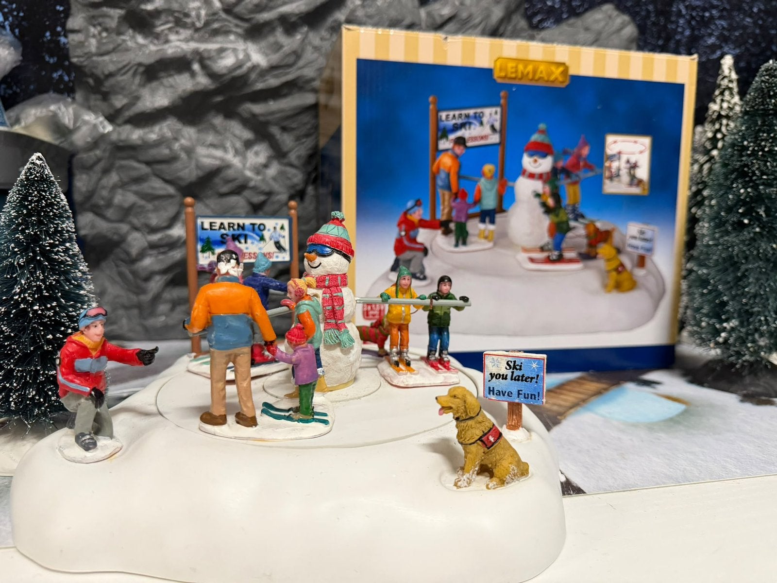 Grote collectie lemax en andere kerstdorphuisjes, Diversen, Ophalen of Verzenden, Gebruikt