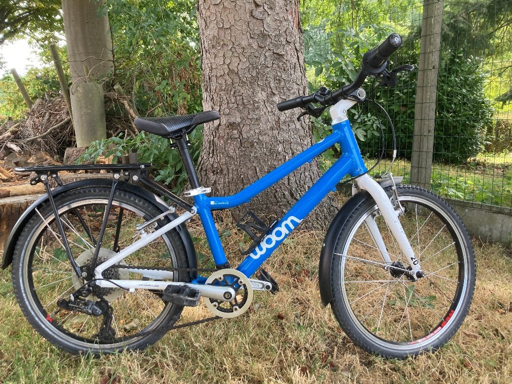 Kinderfiets Woom 4, Ophalen, Gebruikt, 20 inch of meer, Woom