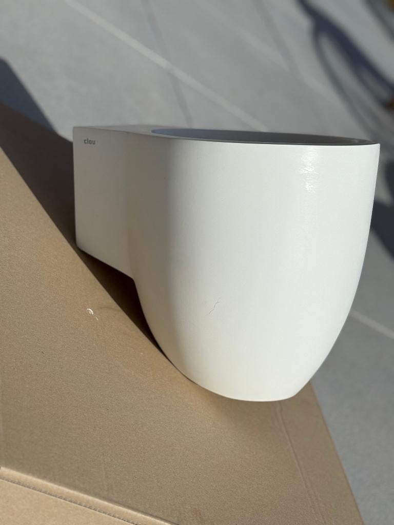 Lave main Clou Flush 6 blanc mat + Robinet Clou Freddo 11, Doe-het-zelf en Bouw, Sanitair, Nieuw, Wastafel, Steen, Ophalen