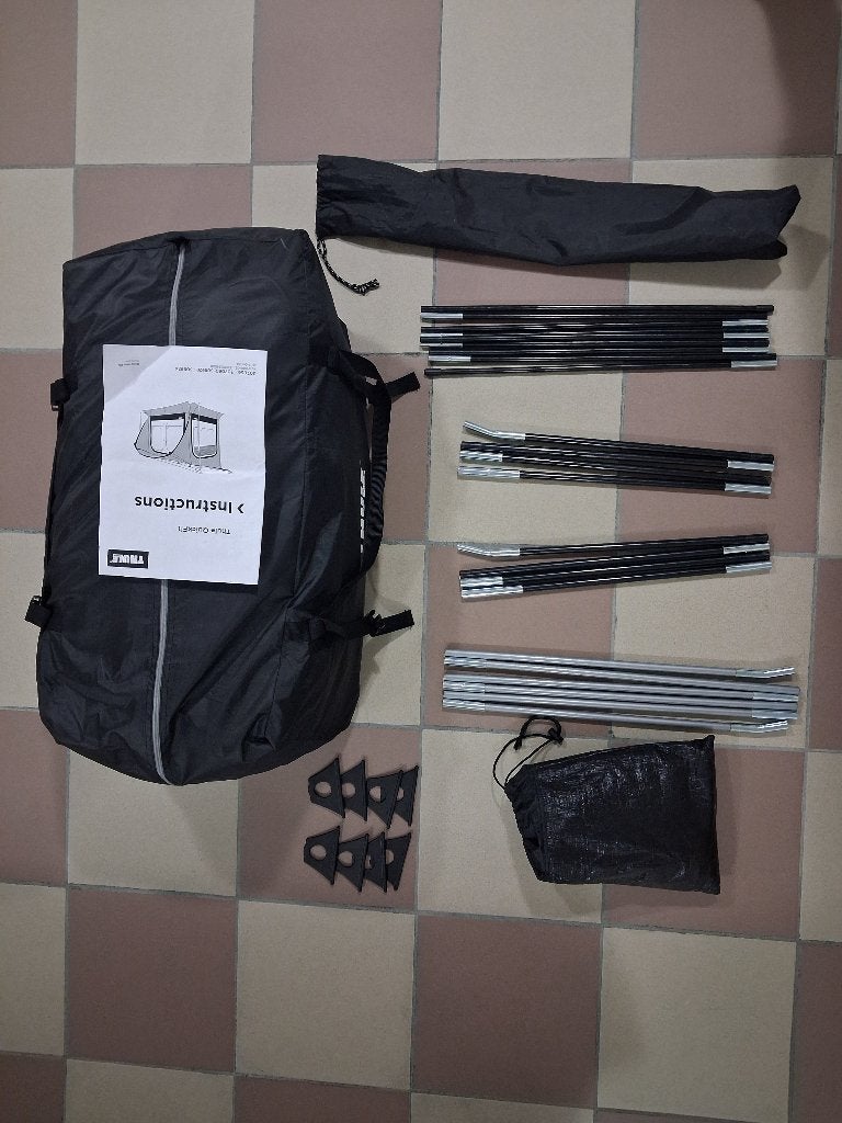 Auvent THULE QuickFit 360, Caravanes & Camping, Enlèvement, Comme neuf, PVC, Thule