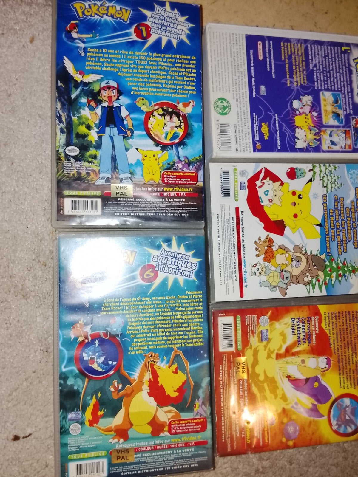 Pokémon cassettes de collection 8 cassette, Cd's en Dvd's, Cassettebandjes, Ophalen of Verzenden