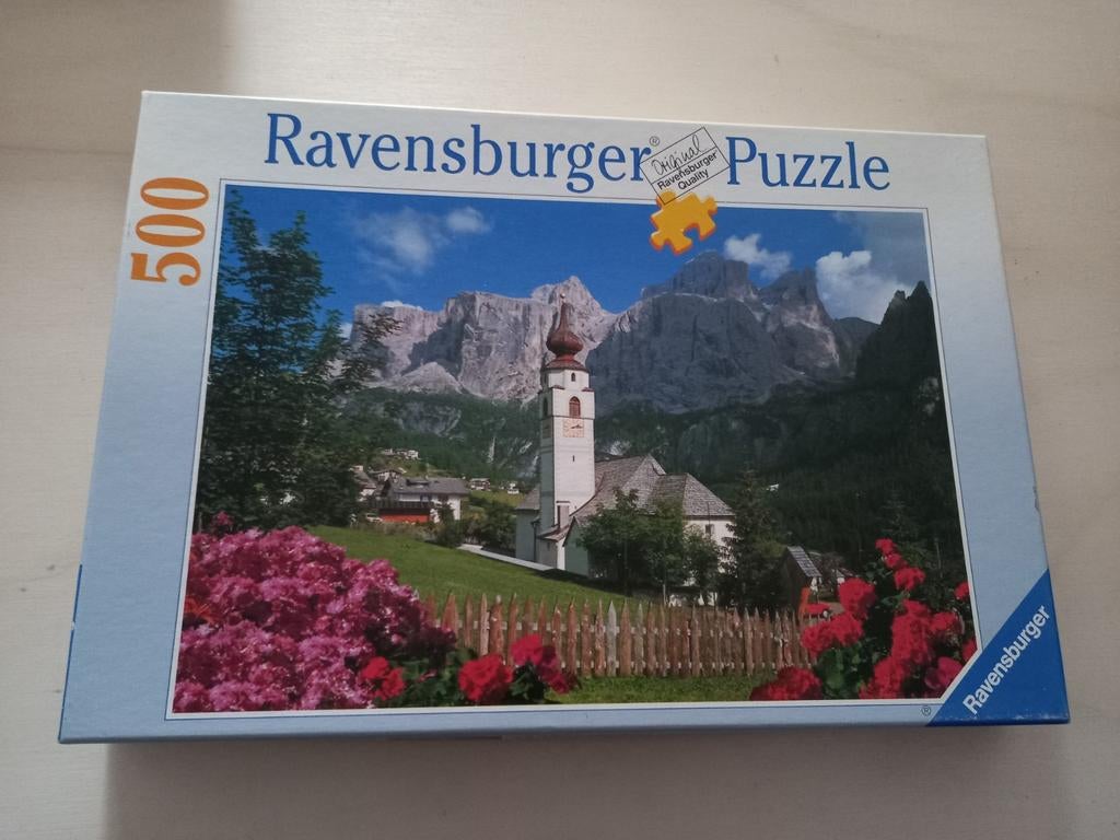 Ravensburger puzzel 500 stuks - Dolomieten: Sellagroep, Ophalen of Verzenden, 500 t/m 1500 stukjes, Gebruikt, Legpuzzel