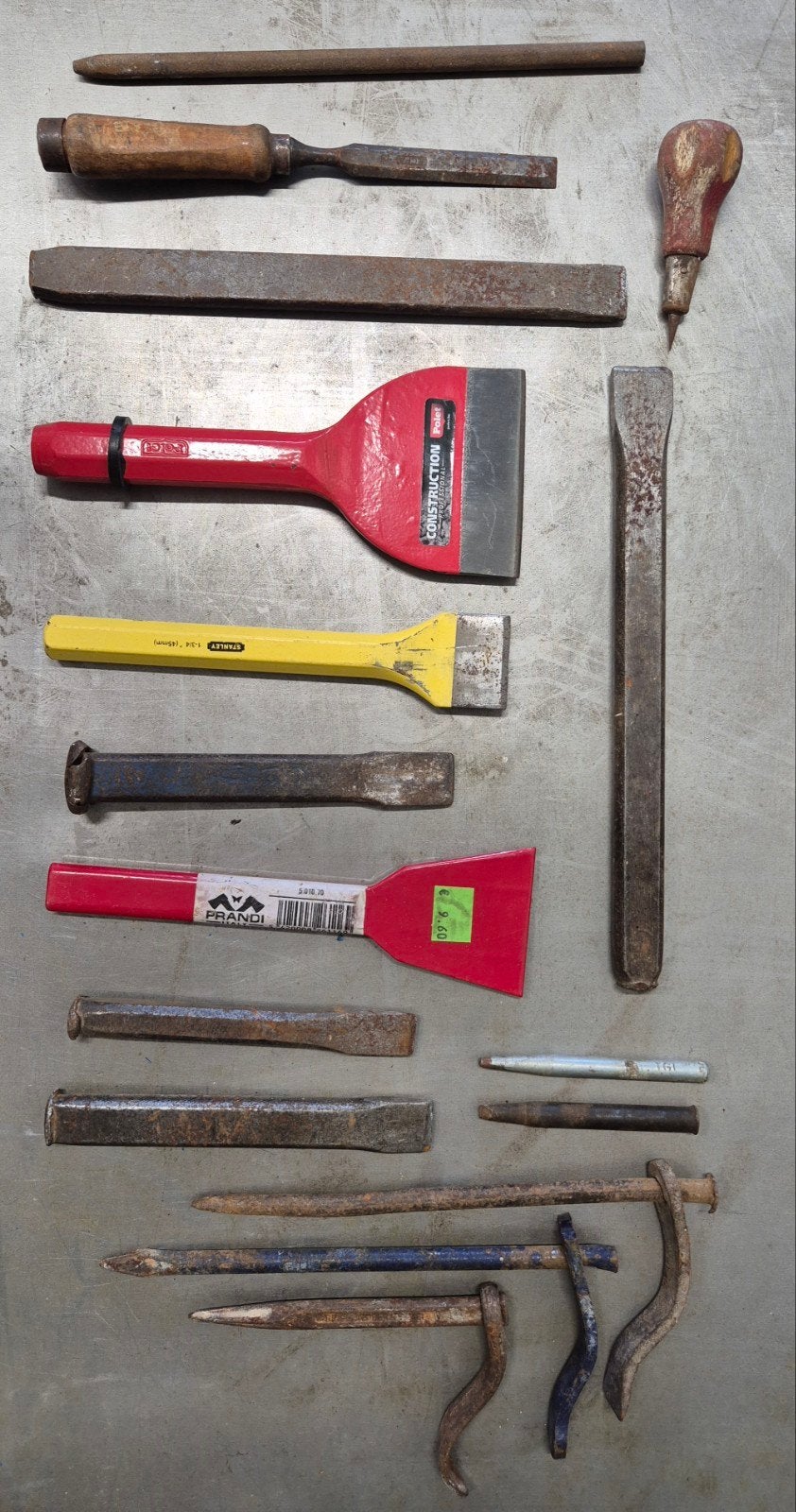 Différents types de ciseaux..., Enlèvement ou Envoi, Utilisé, Burin, Stanley