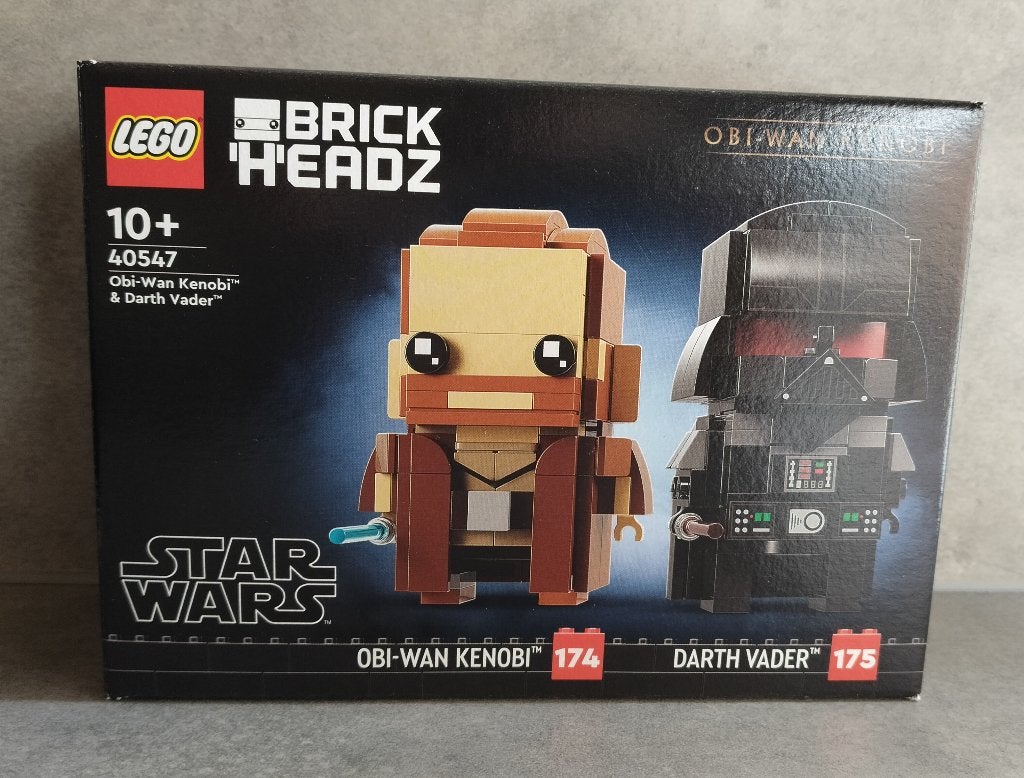 lego brickheadz 40547 Obi-Wan Kenobi & Darth Vader star wars, BrickHeadz, Lego, Nieuw, Ophalen of Verzenden