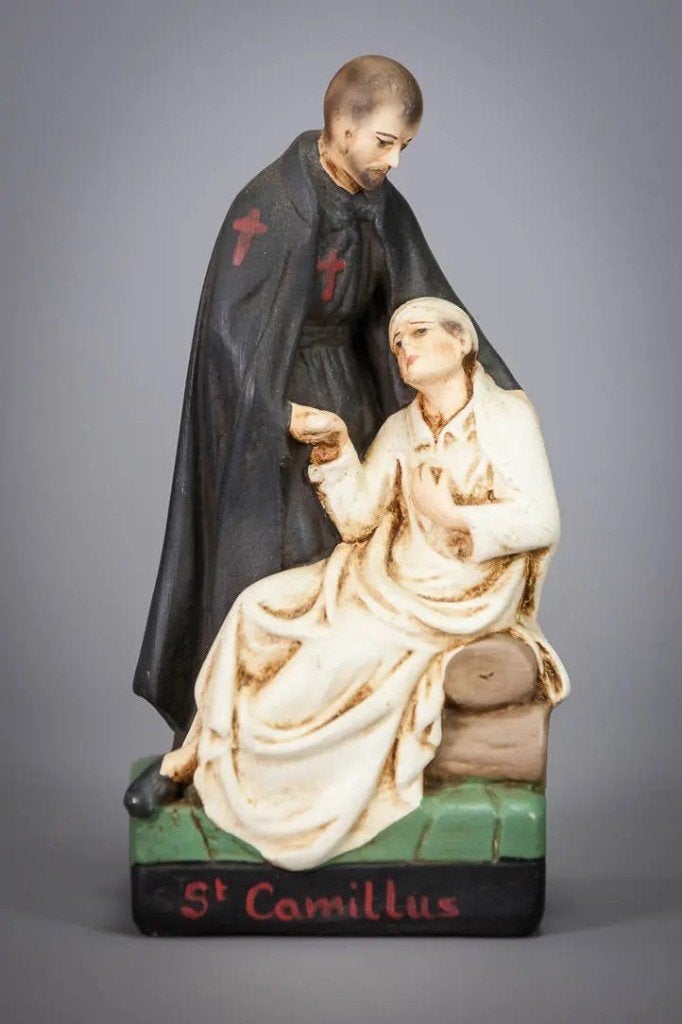 IK ZOEK HET BEELD van de heilige Camillus de Lellis, Ophalen