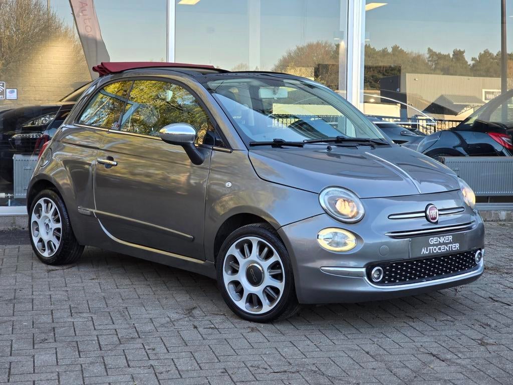 Fiat 500 1.2 benzine Cabrio/ GARANTIE, Auto's, Bedrijf, Handgeschakeld, Parkeersensor, Te koop