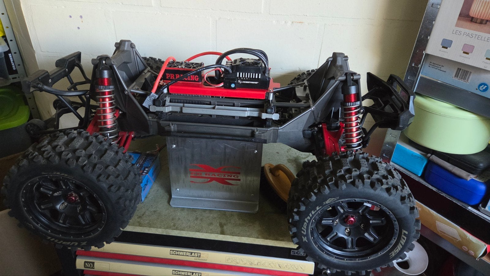 Fully upgrade Traxxas X-maxx in zeer goede staat, Enlèvement ou Envoi, Échelle 1:8, Voiture off road, Comme neuf