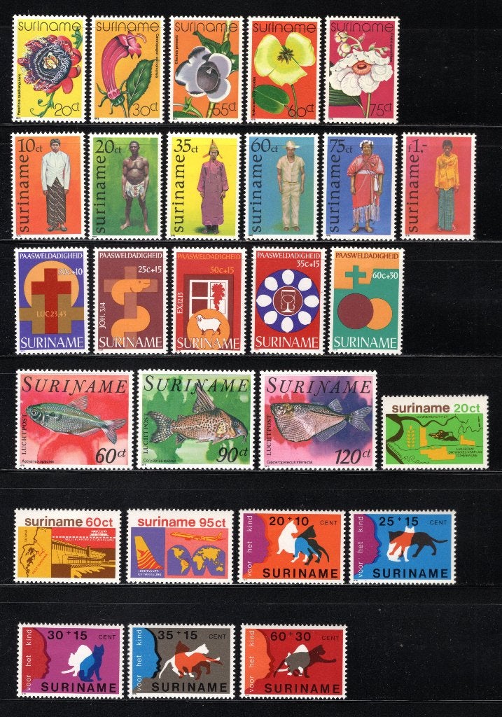 SURINAME Lot 1978 MNH, Postzegels en Munten, Postzegels | Suriname, Verzenden, Postfris
