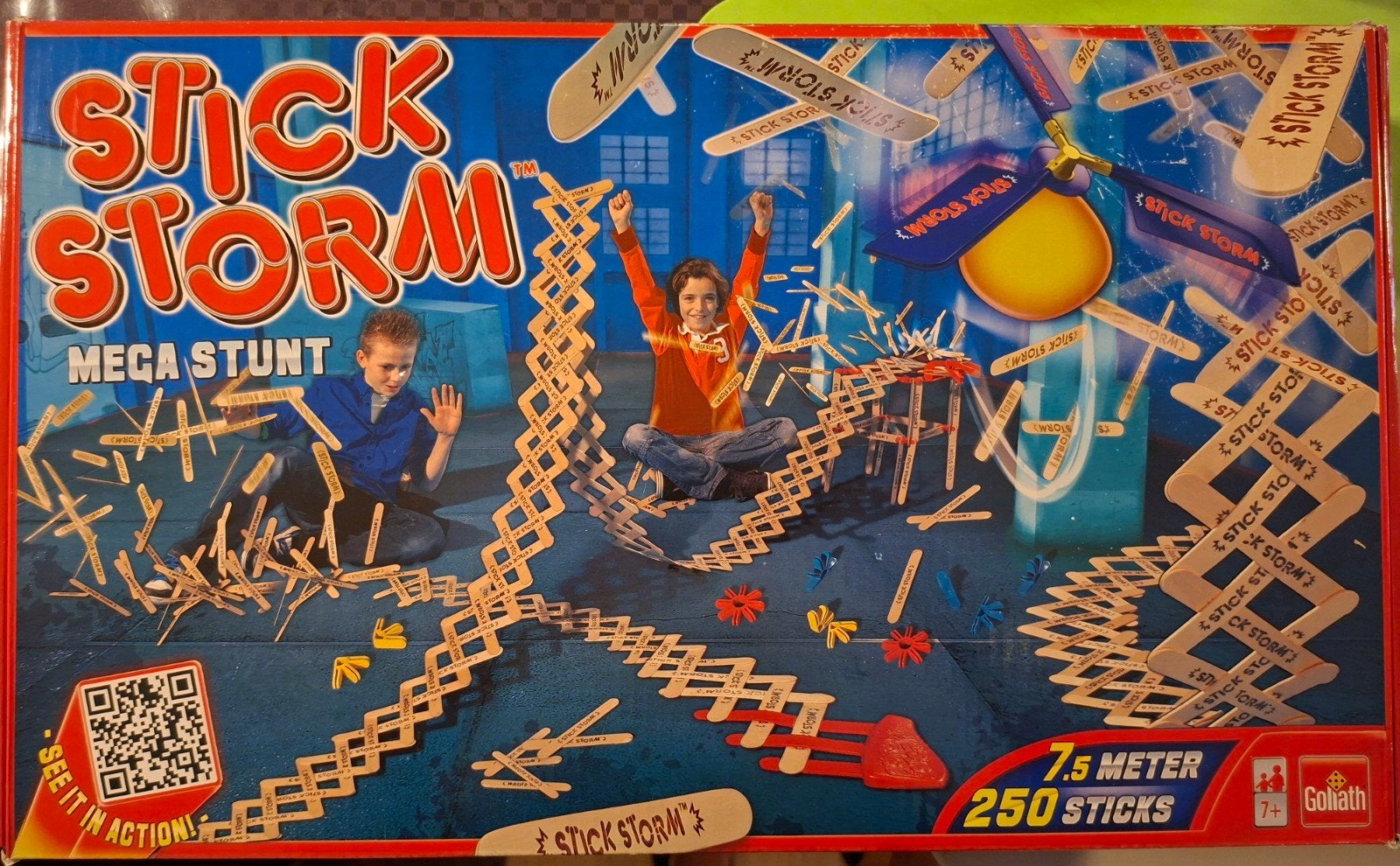 Stick storm 250 sticks, Ophalen