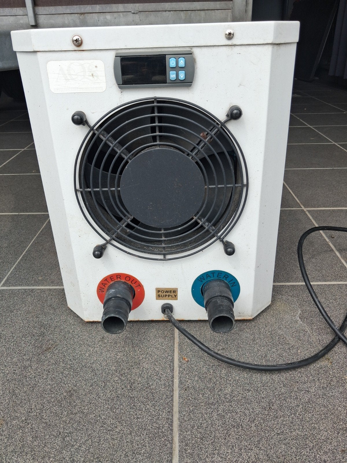 warmtepomp voor zwembad, Enlèvement