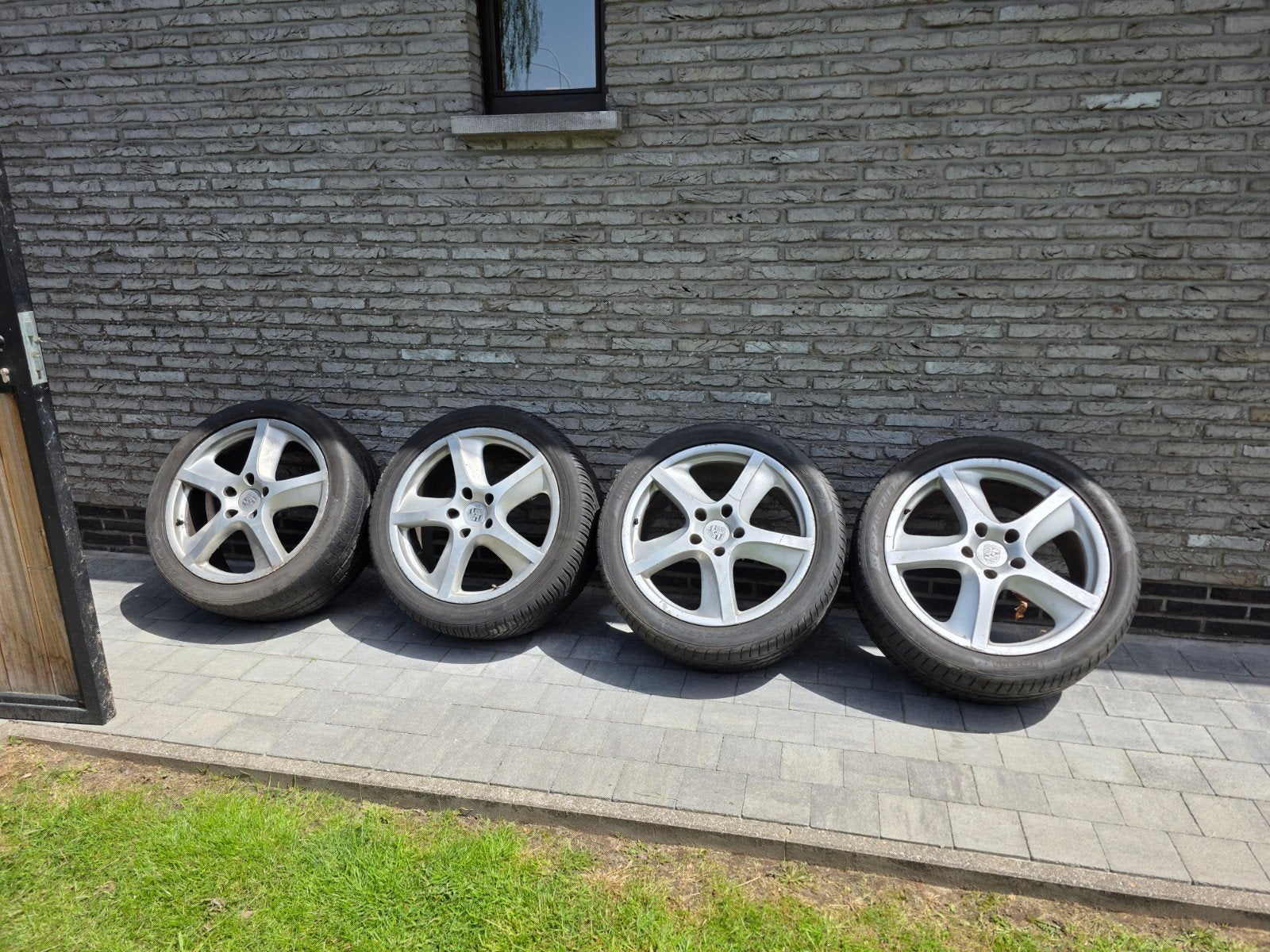 Jantes Techno Sport de 20 pouces pour Porsche Cayenne 955, Pneus et Jantes, Pneus été, Enlèvement, Utilisé
