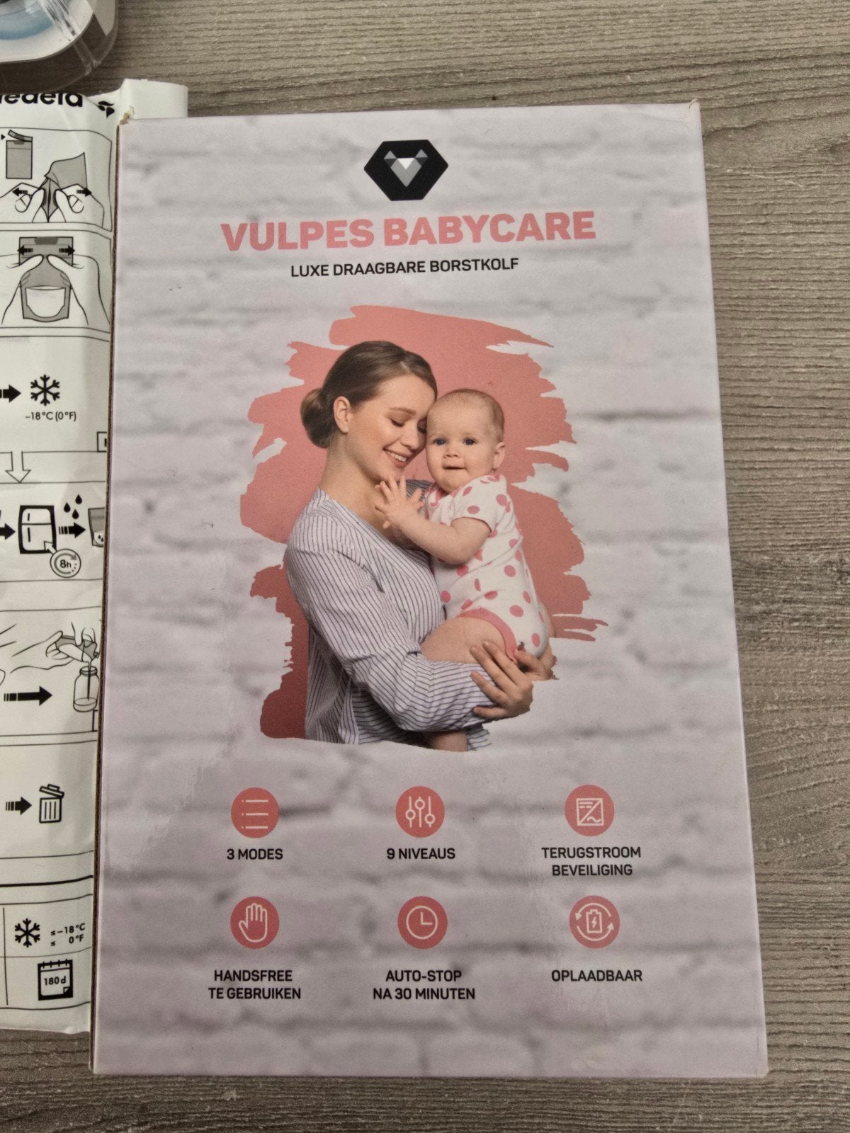Draagbare elektrische borstkolf nieuw, Ophalen