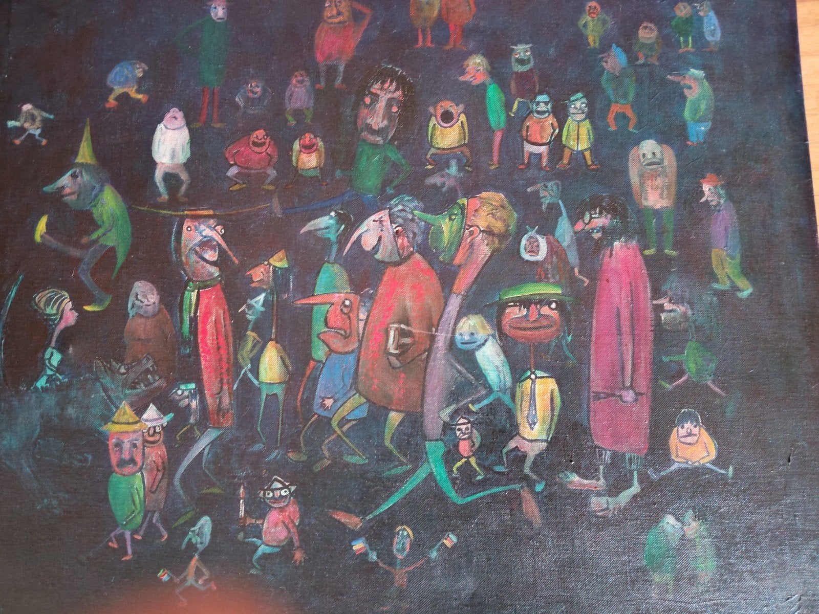 Sylvain Beerens schilderij 1967, Antiquités & Art, Art | Peinture | Abstraite, Enlèvement