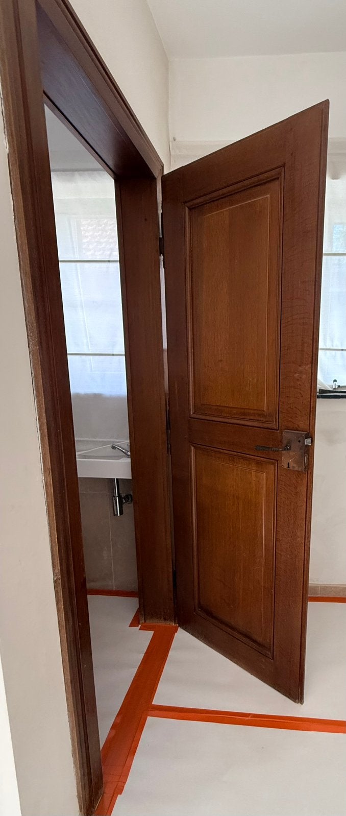 Porte en bois avec chambranles, Enlèvement, Utilisé, Bois, Chambranle de porte