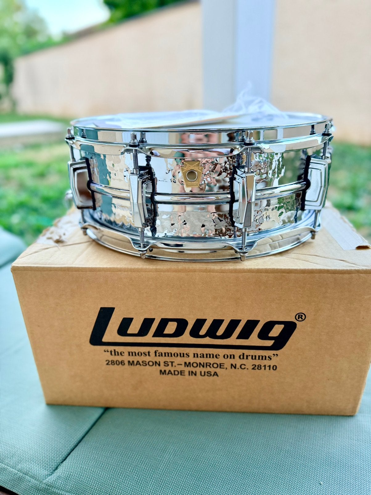 Ludwig lm400k hammered 14x5’ (brand new), Musique & Instruments, Batteries & Percussions, Enlèvement ou Envoi, Ludwig