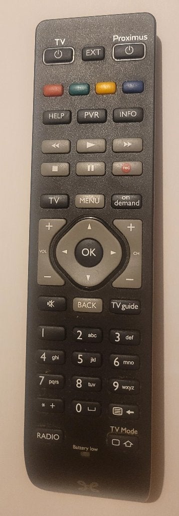Proximus Remote Controller V5 / Télécommande, TV, Hi-fi & Vidéo, Enlèvement ou Envoi, Comme neuf, Originale, TV