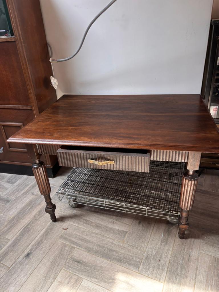 Vintage eettafel keukentafel, Huis en Inrichting, Ophalen