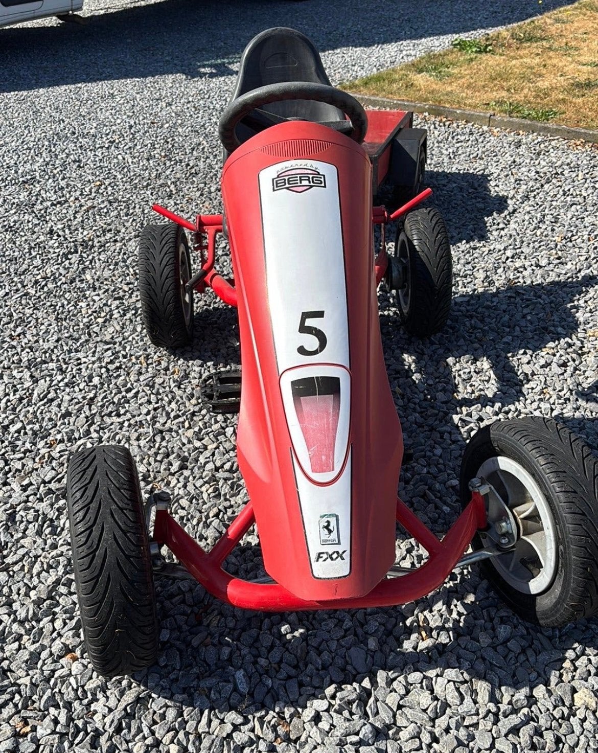 Go-cart Berg Skelter Ferrari met aanhangwagen, Kinderen en Baby's, Speelgoed | Buiten | Skelters, Ophalen, Gebruikt, Berg, Met kar of aanhanger