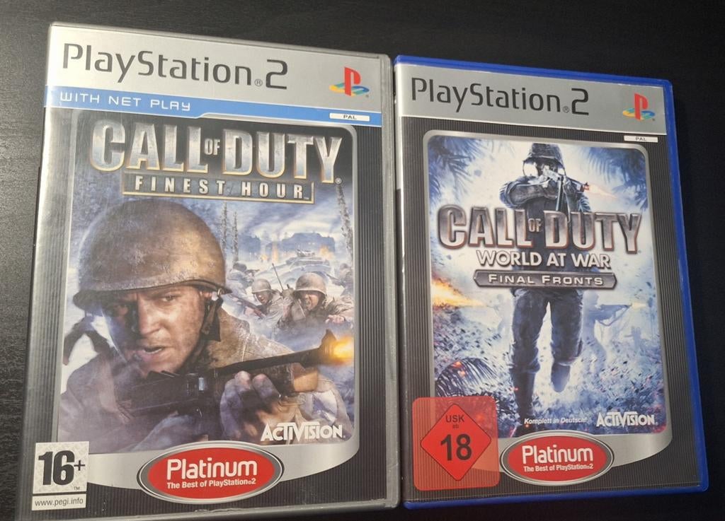 PS2 Call Of Duty Pack (2 games): Finest Four + World at War, Games en Spelcomputers, Ophalen of Verzenden