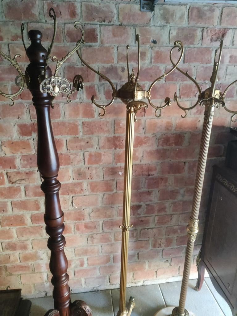 3 porte-manteaux anciens/2 cendriers, Antiquités & Art, Enlèvement