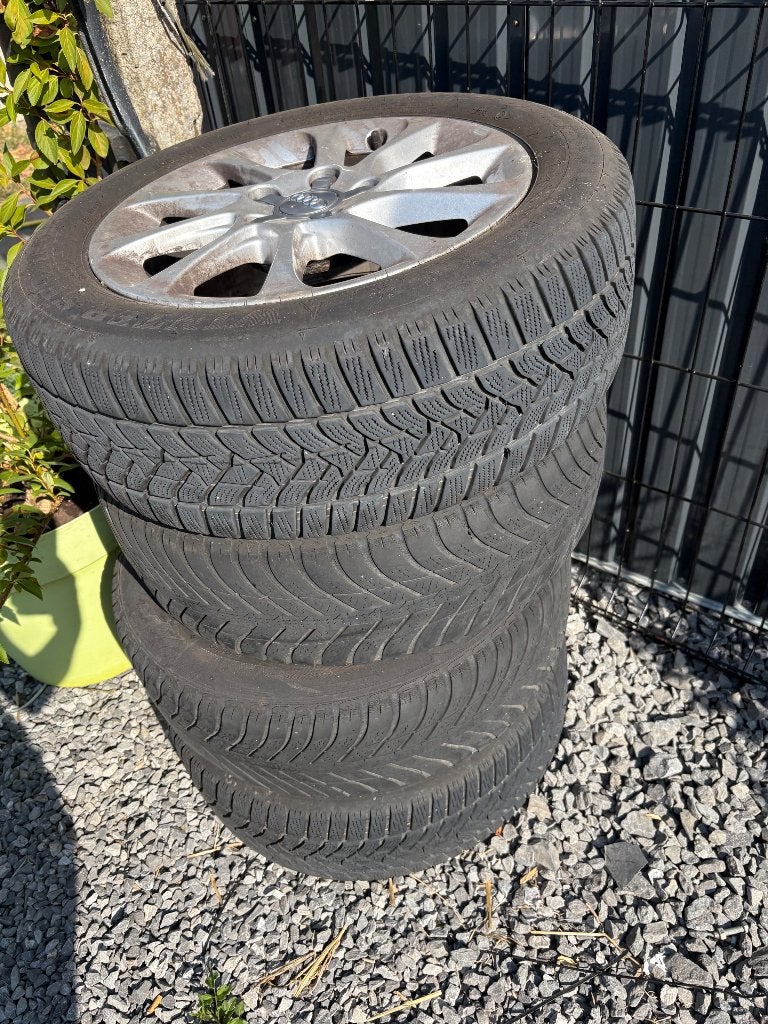 Pneu avec jante origine Audi, Ophalen, Gebruikt, 16 inch, Band(en)