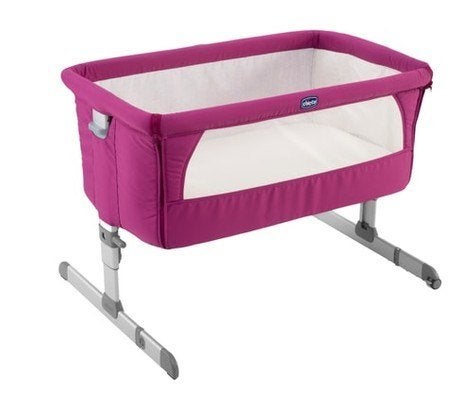 CHICCO - Next 2 Me fuchsia wieg, Ophalen, Zo goed als nieuw, Wieg