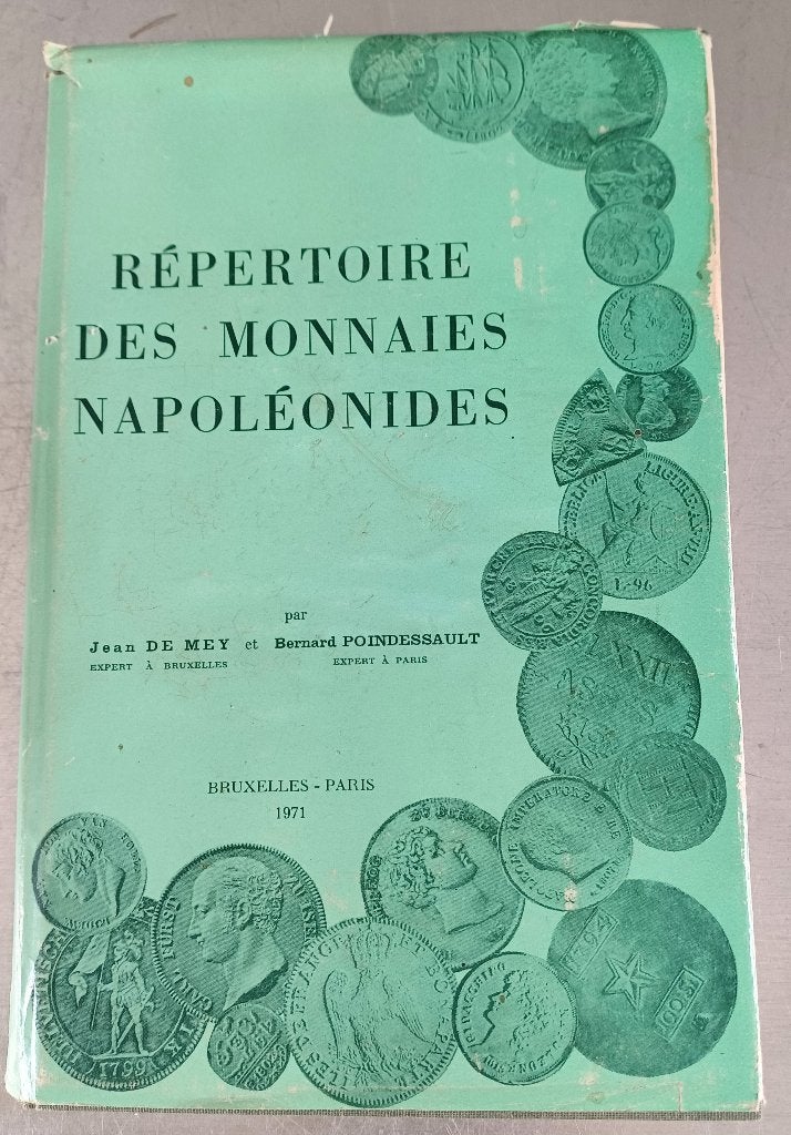 Boekenlijst met Napoleontische munten, Ophalen of Verzenden