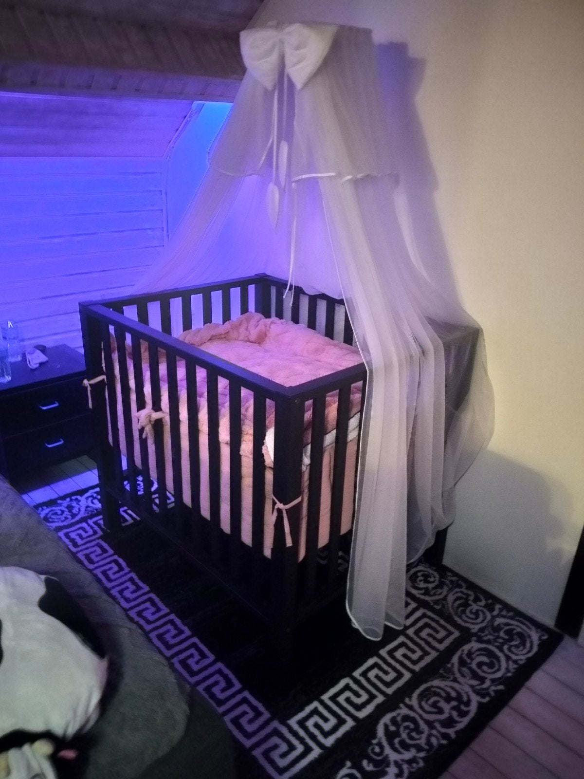 kinderbed, park, hout zwart, Ophalen