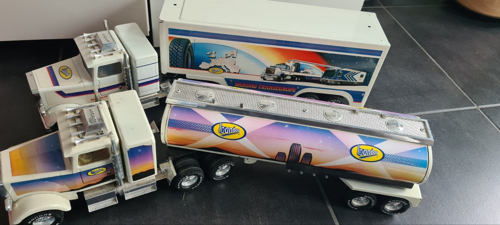 american truck , merk Bandag, gemaakt voor promotie, Antiek en Kunst, Ophalen