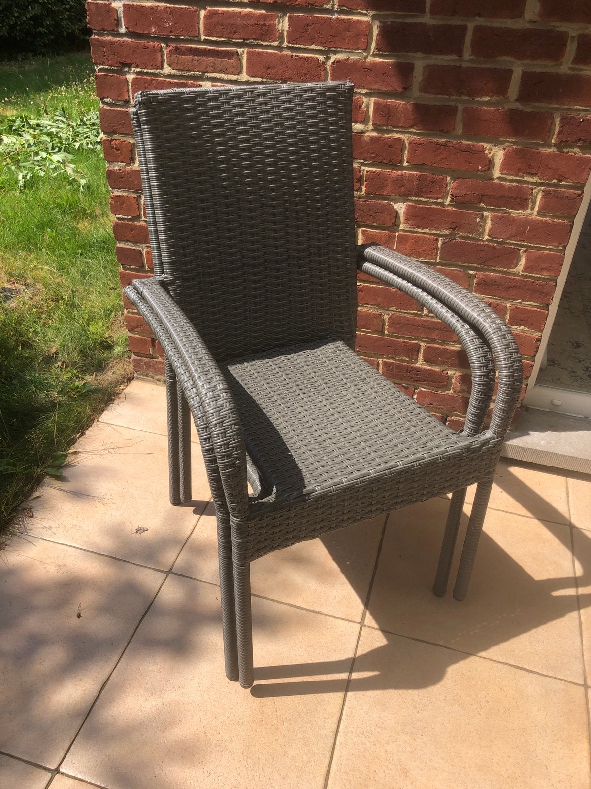 Chaises de terrasse (2 pièces), Enlèvement, Comme neuf