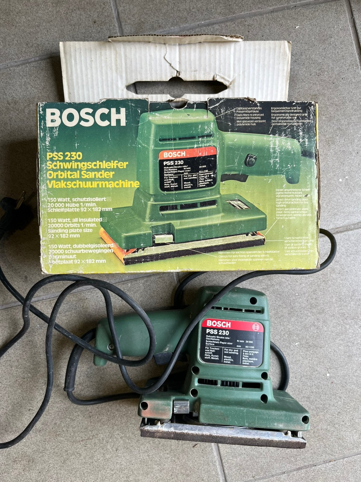 Bosch schuurmachine, Enlèvement, Comme neuf