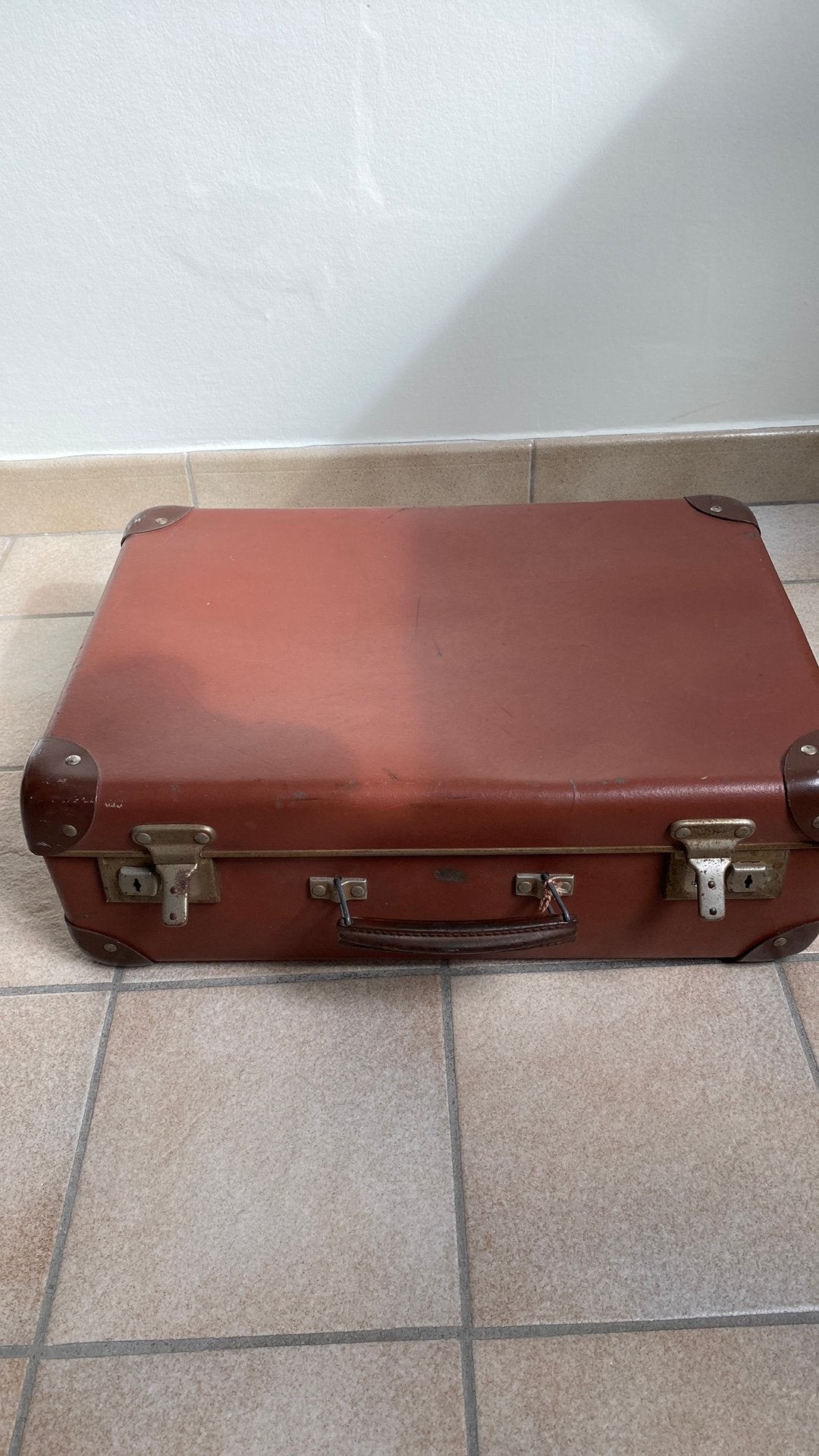 Oude koffer, Ophalen, Overige materialen, Minder dan 50 cm, Gebruikt