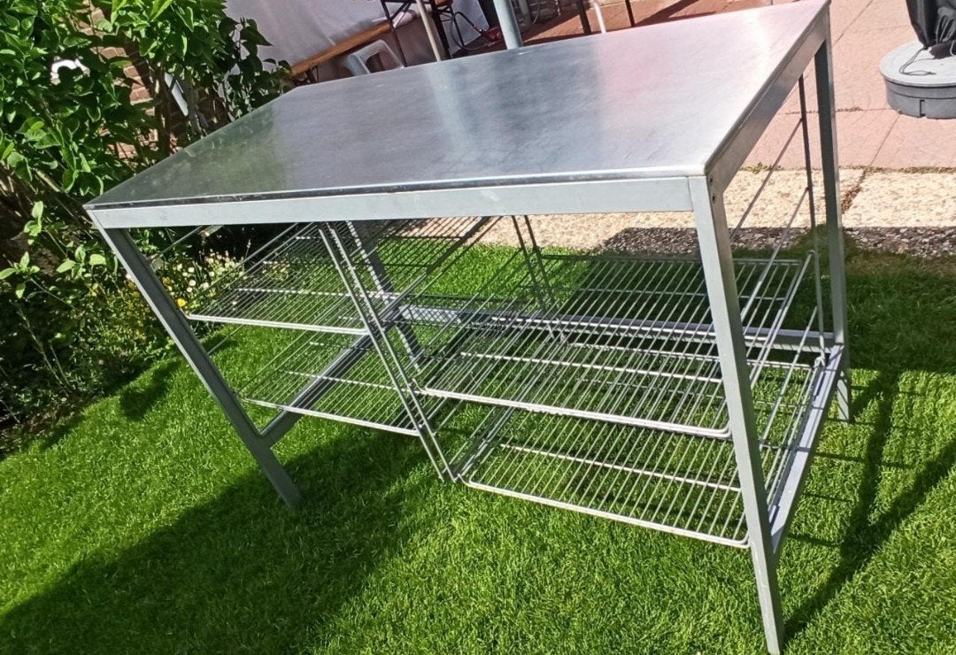 Rvs keuken werkbank, Ophalen