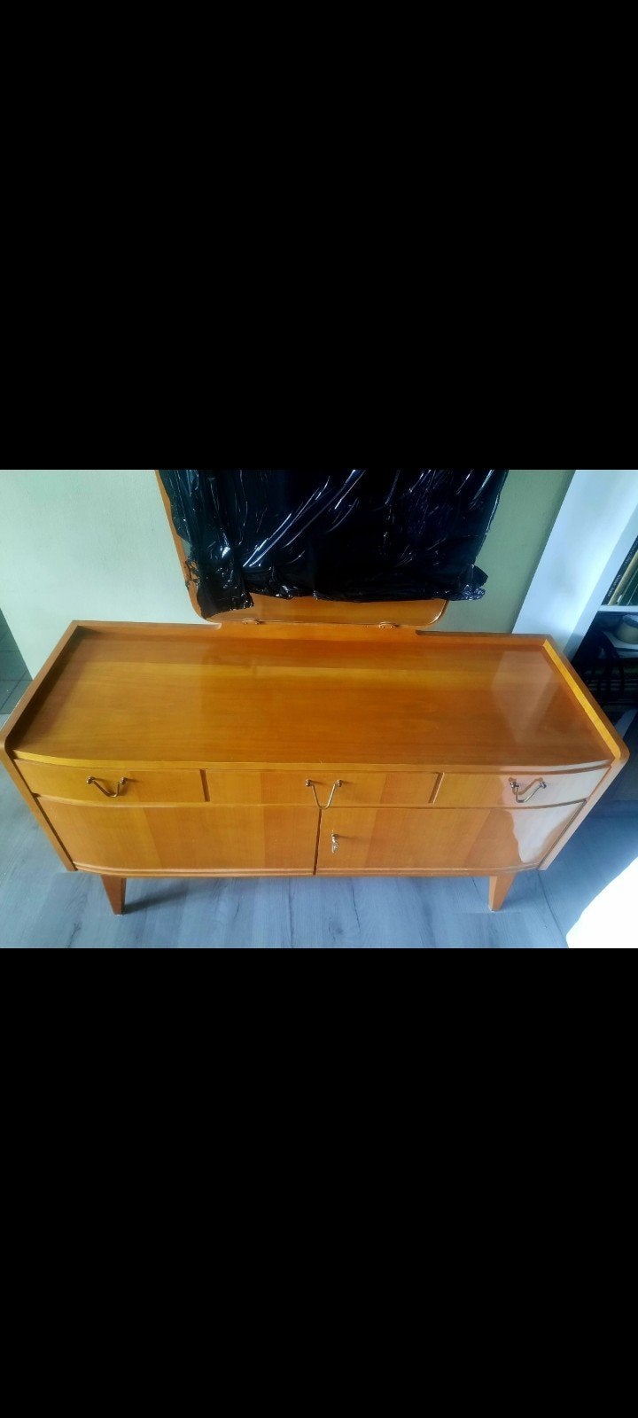 Art deco dressoir/meubel  met grote spiegel, Huis en Inrichting, Ophalen, Gebruikt