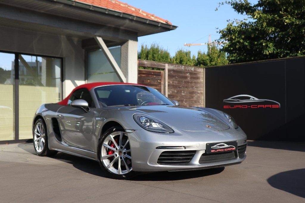 boxster 718/ pdk / leder / pdc /Slechts 10.765 km ! car-pass, Auto's, Automaat, Dealer onderhouden, 4 cilinders, Cabriolet