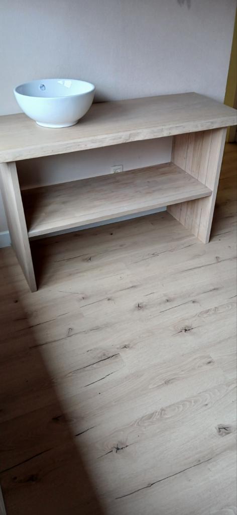Nieuwe massief eiken badkamermeubel, Huis en Inrichting, Badkamer | Badkamermeubels, Ophalen
