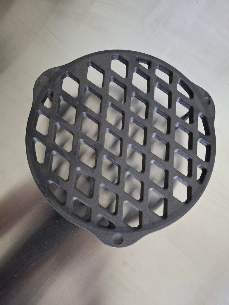 Gietijzeren bbq set, Ophalen