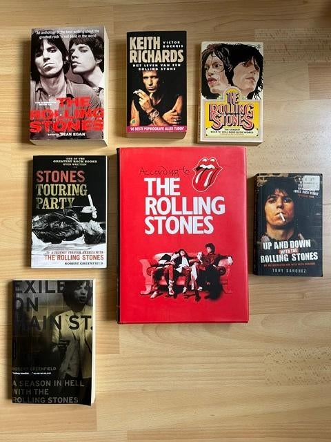 Les Rolling Stones. Une superbe collection de livres !, Enlèvement, Comme neuf, Pop rock