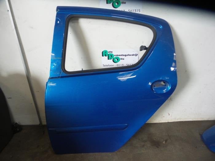 Portière 4portes arrière gauche d'un Toyota Aygo (Aygo 08-, -, 3 mois de garantie, Toyota, Utilisé