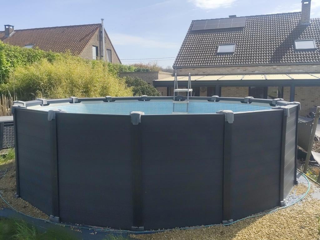 Piscine Intex avec pompe à chaleur, Jardin & Terrasse, Piscines, Enlèvement