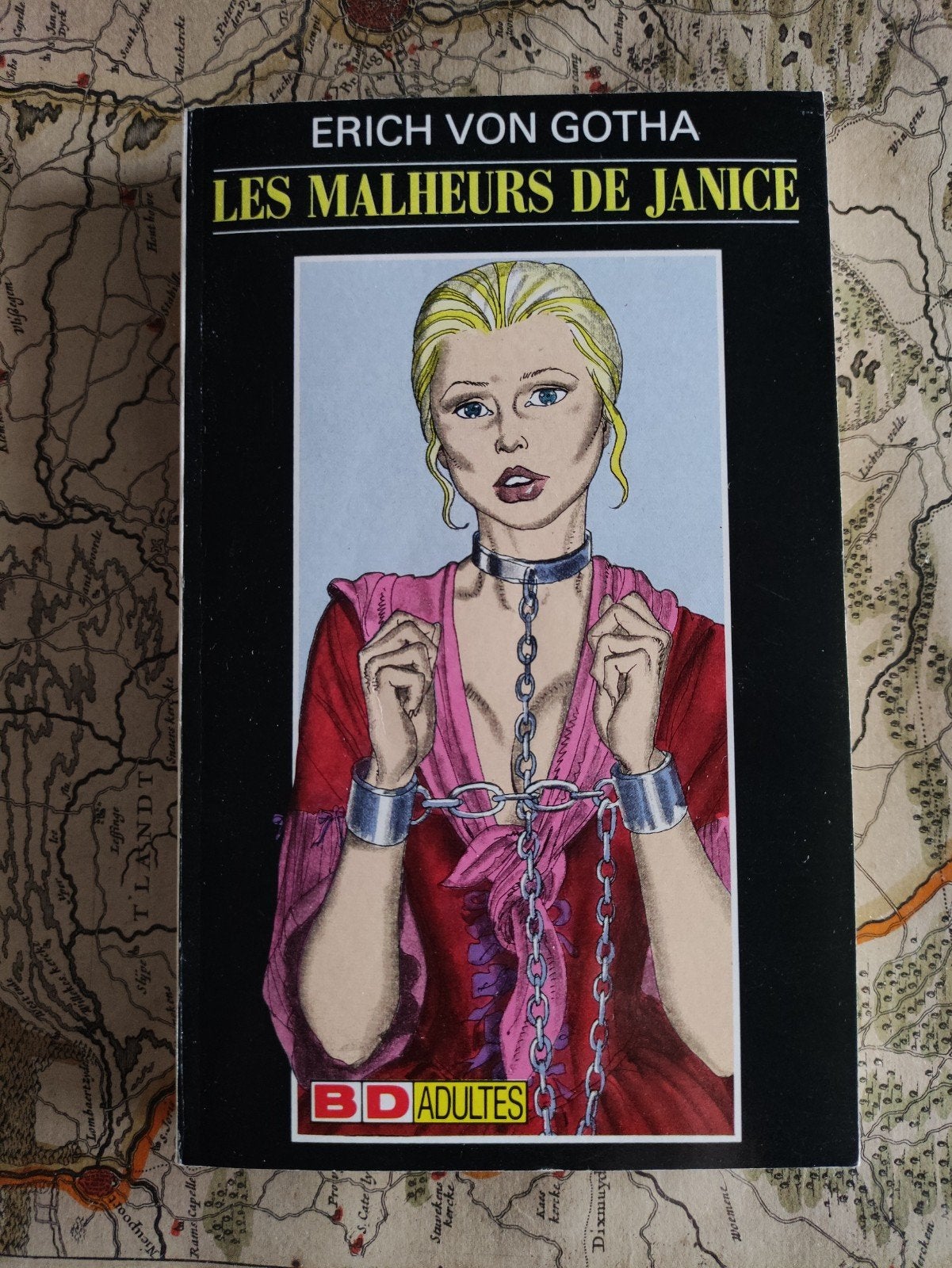 Bande dessinée pour adultes : LES MALHEURES DE JANICE, Enlèvement ou Envoi