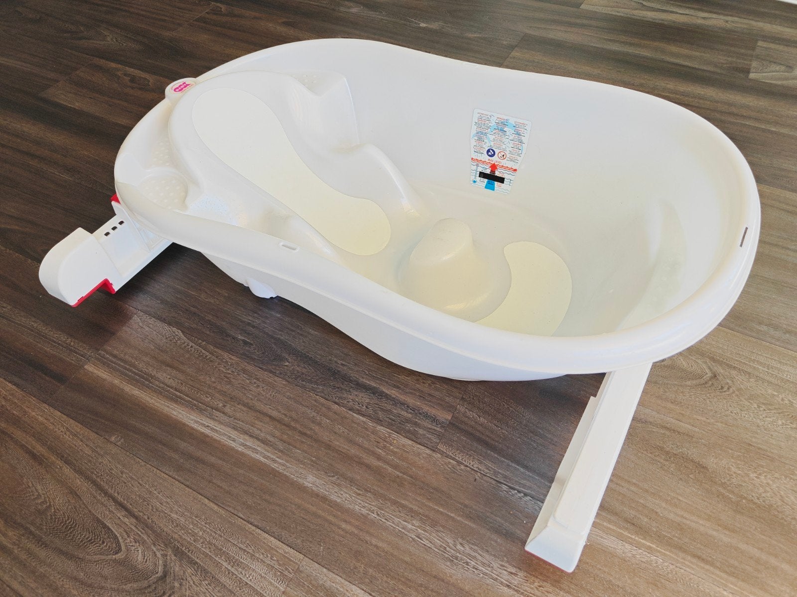 baignoire pour bébé, Enlèvement