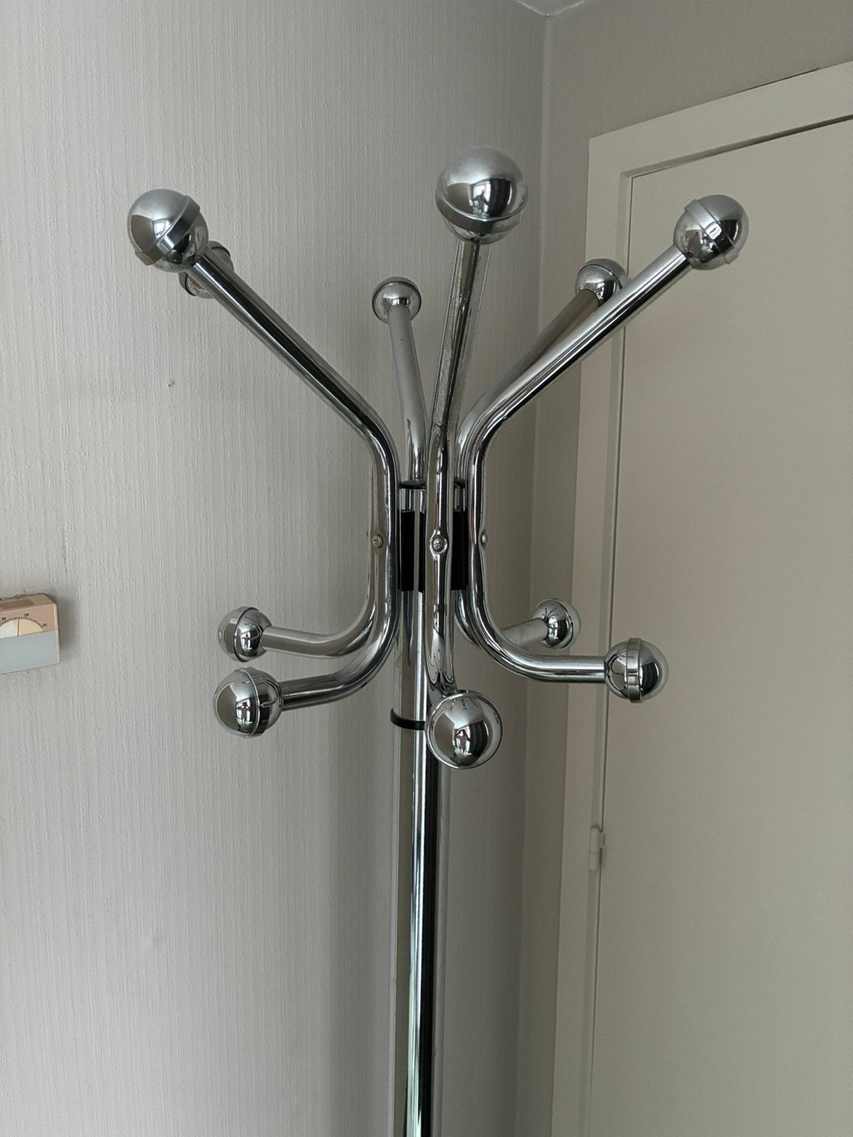 Vintage verchroomde kapstok, Ophalen