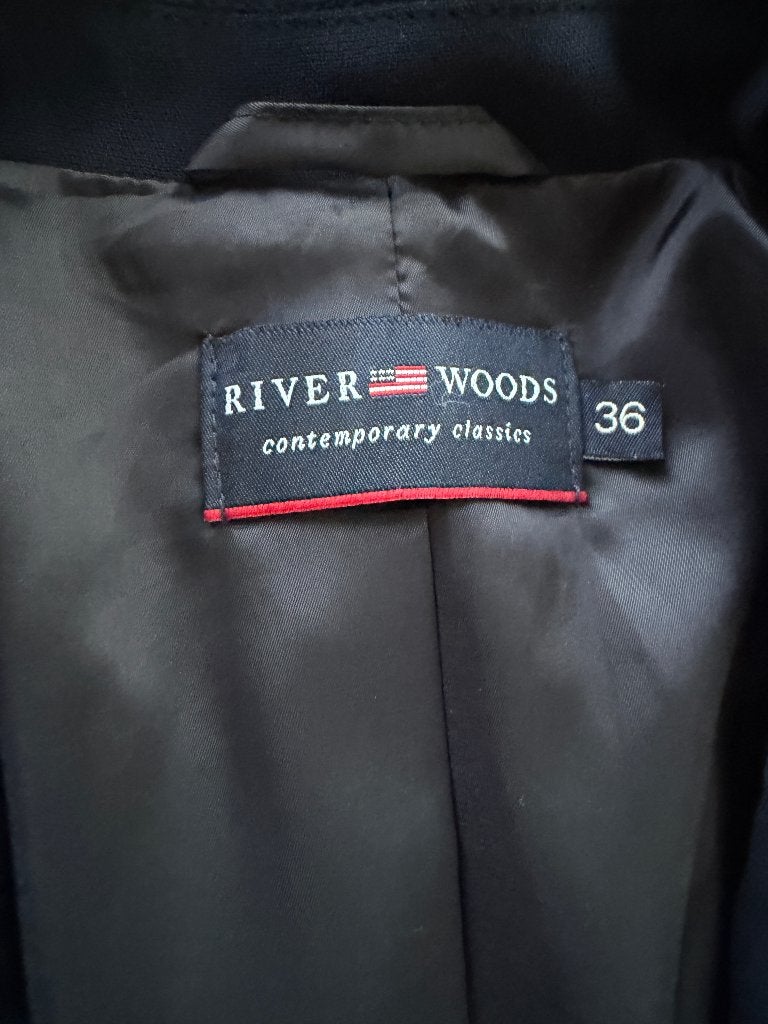 River Woods donkerblauwe blazer, Enlèvement ou Envoi, Neuf, Taille 36 (S)