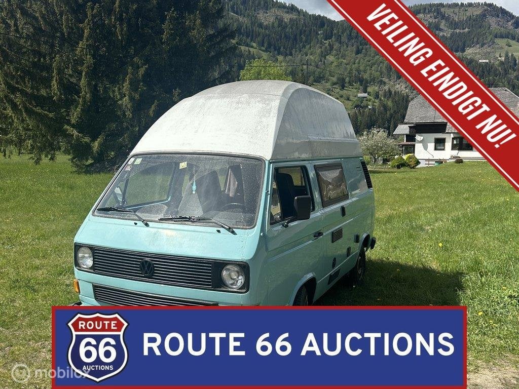 Volkswagen T3 Camper | 1981 | Route 66 Auctions, Autos, Achat, Entreprise, Autre carrosserie, Essence